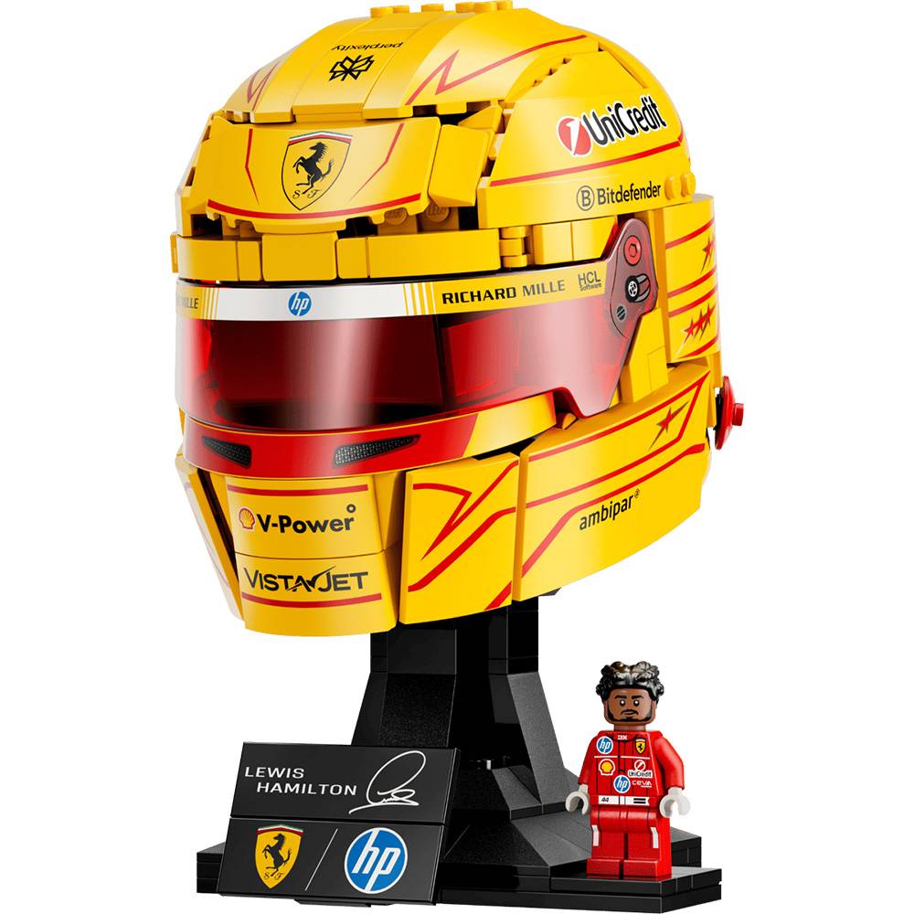 LEGO Editions F1: Capacete Scuderia Ferrari HP de Lewis Hamilton