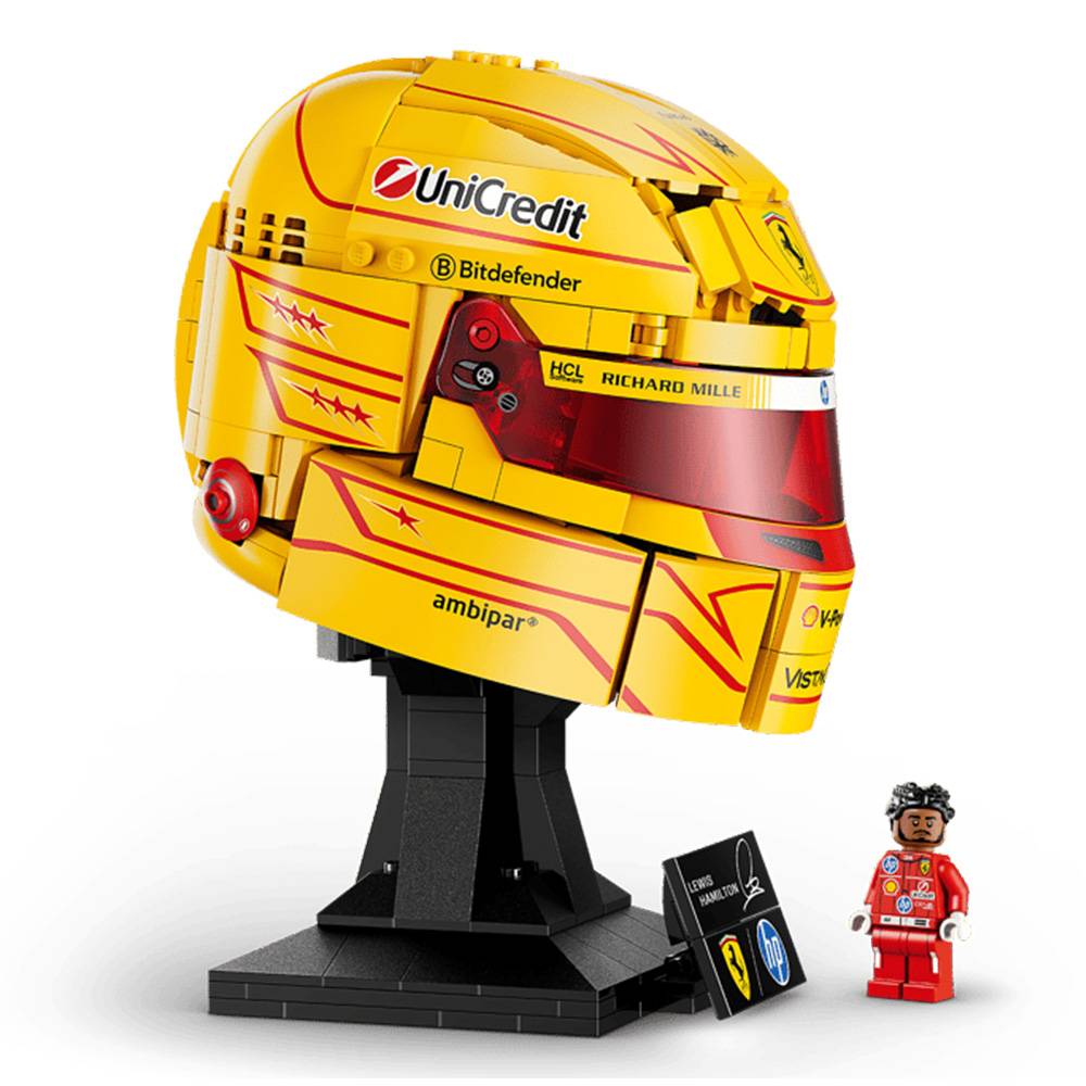 LEGO Editions F1: Capacete Scuderia Ferrari HP de Lewis Hamilton