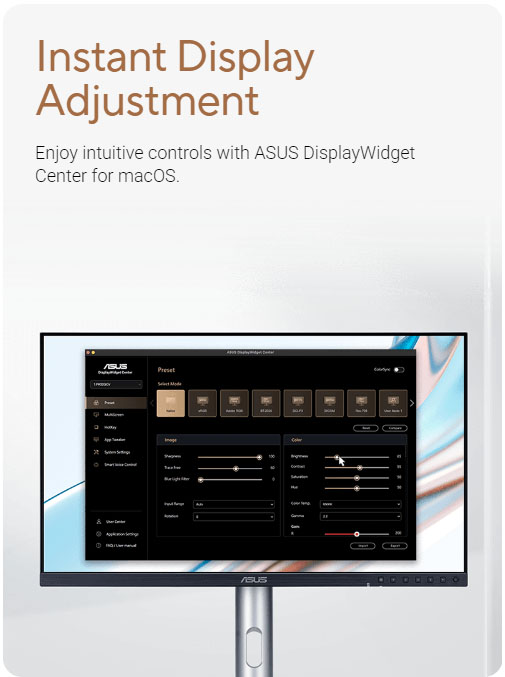 Instant Adjustament Display