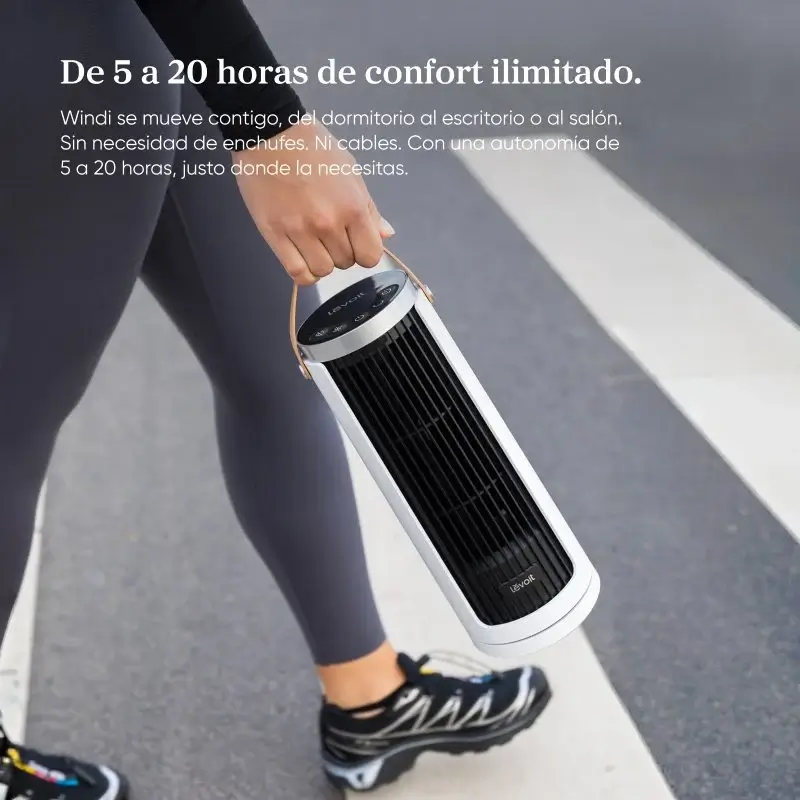 Levoit Windi Mini Plus 7.5W c Bateria 2200mAh