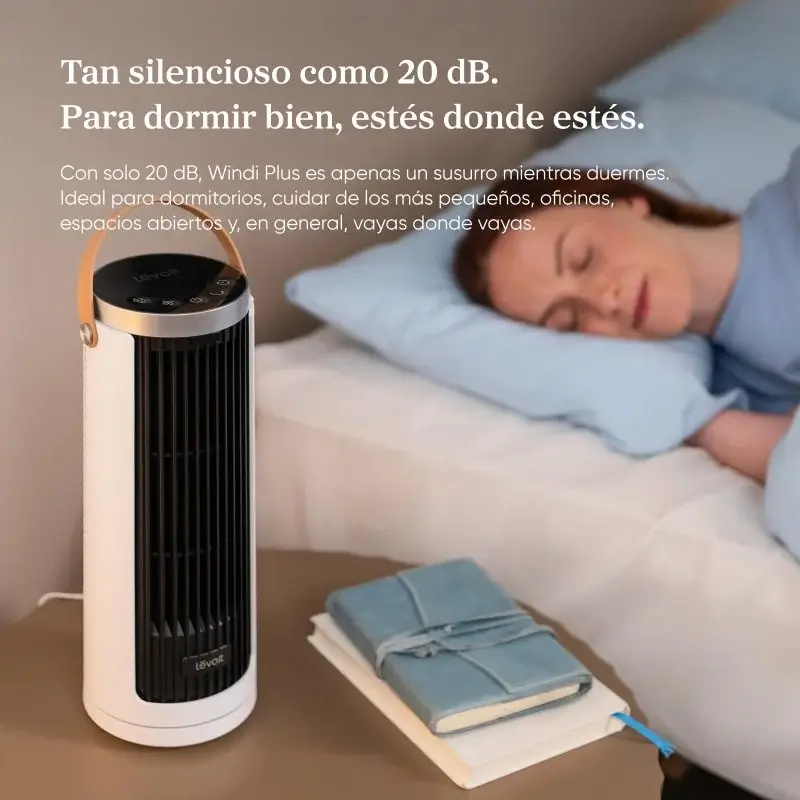 Levoit Windi Mini Plus 7.5W c Bateria 2200mAh