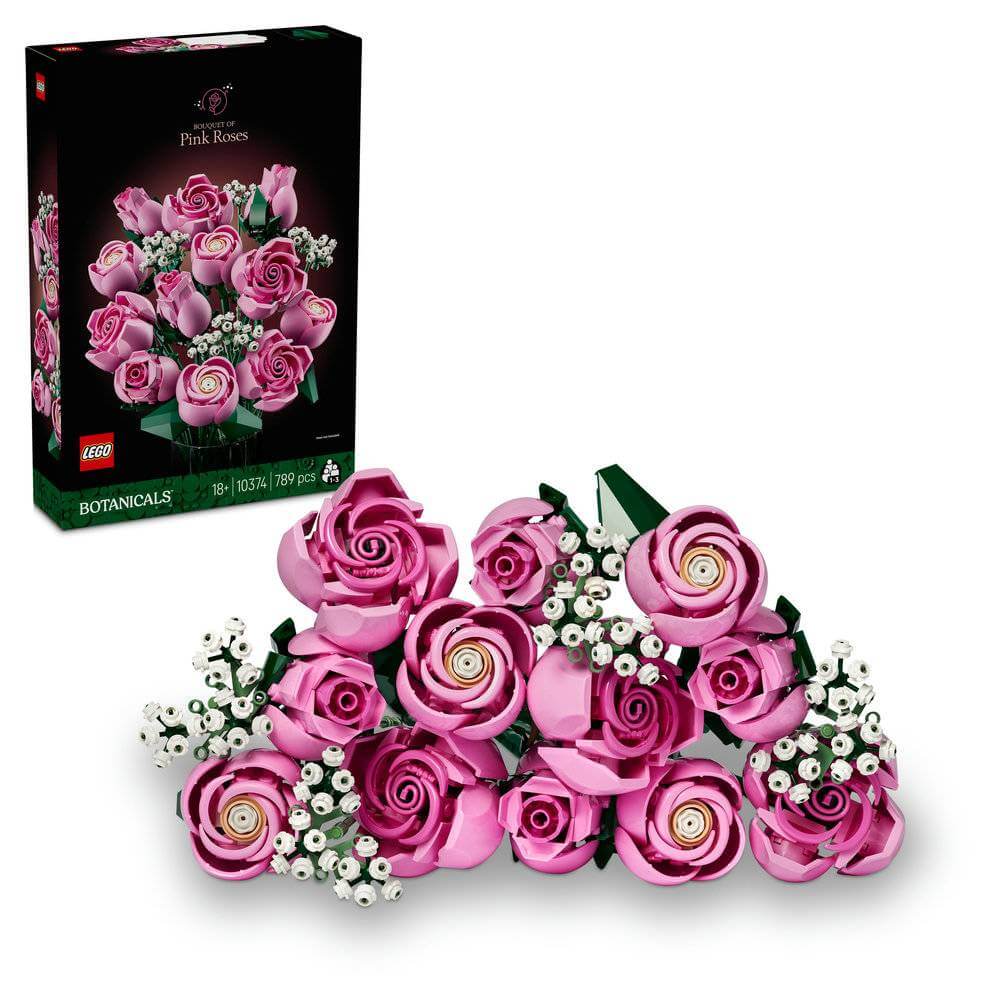 LEGO Botanicals - Buquê de Rosas Cor-de-Rosa