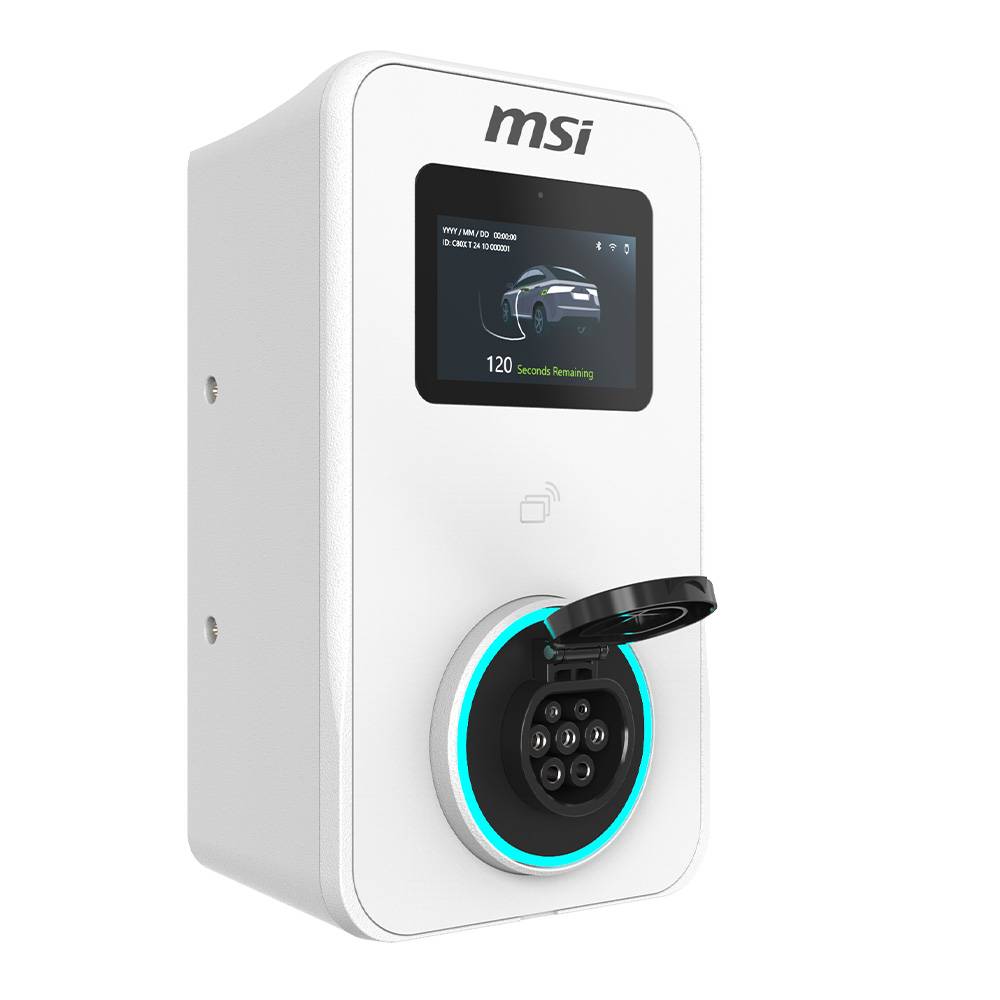 Carregador Wallbox p Carro Elétrico MSI EVSE EZwall Premium Max-OCPP