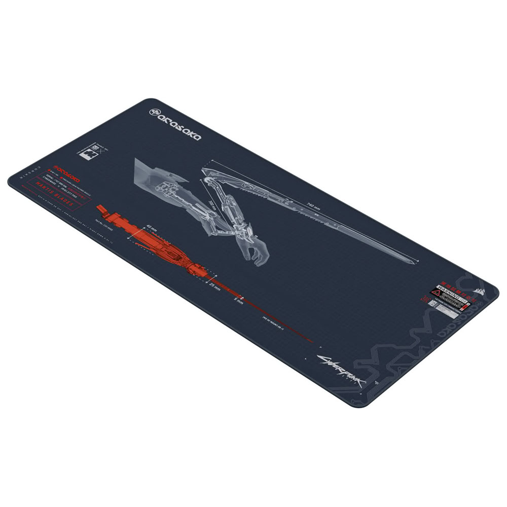 Corsair MM300 2XL Cyberpunk 2077 Arasaka White Edition (3)